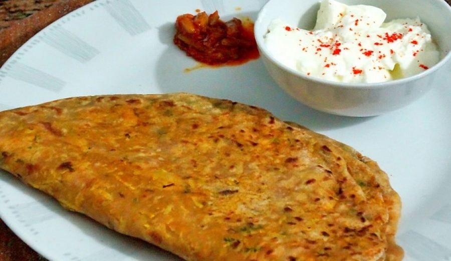 mooli paratha recipe, how to make mooli ka paratha | radish paratha