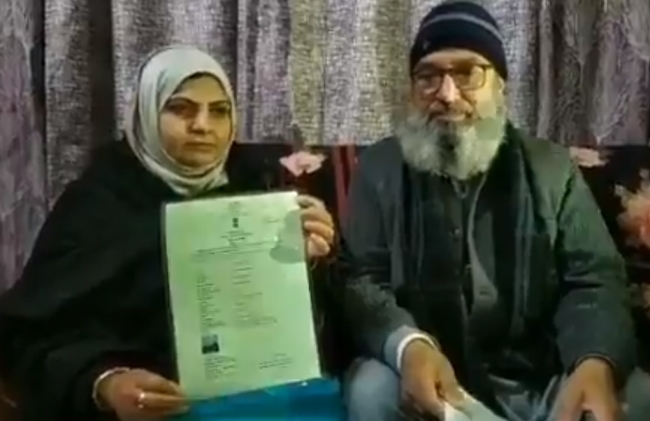Pakistan Muslim women granted with Indian Citizenship by the Ministry of Home Affairs