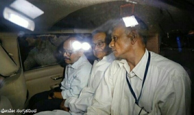 ED arrests P.Chidambaram in Tihar jail : INX Media case