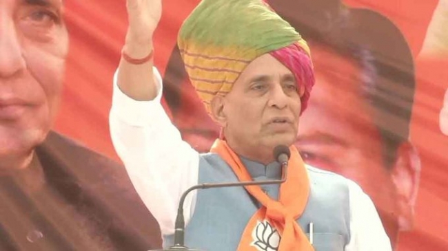 Rahul ji, what am I suppose write other then Om on Shastra Pooja? : Rajnath Singh