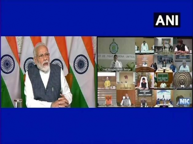 Pm Modi Held A Video Conference With The Chief Ministers Of All States Over Coronavirus Updates