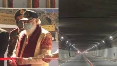  PM Modi inaugurates Atal Tunnel, Rohtang