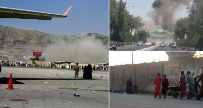 Bomb blast in Kabul airport : 4 US soilders, 60 Afghan dead