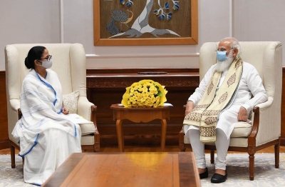 WB CM Mamata Banerjee meets PM Modi
