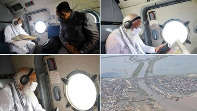 Cyclone Tauktae: PM Modi conducts aerial survey of damage in Gujarat