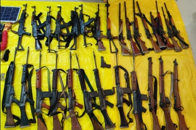Gadchiroli encounter : 29 arms seized, Milind Teltumbde identified by commandos among 26 killed naxals