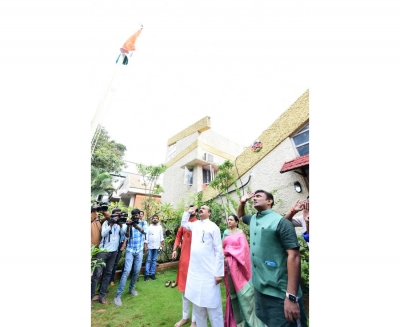 CM Basavaraja Bommai unfurled the national flag as part of Har Ghar Tiranga.