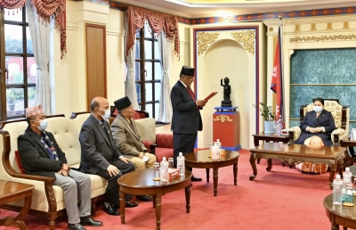 PM Modi congratulatsPushpa Kamal Dahal, the elected PM of Nepal