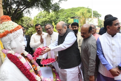 Minister Amit Shah in Bangalore