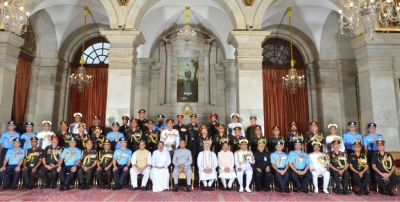 President Kovind conferred 13 Shaurya Chakras & Seva awards