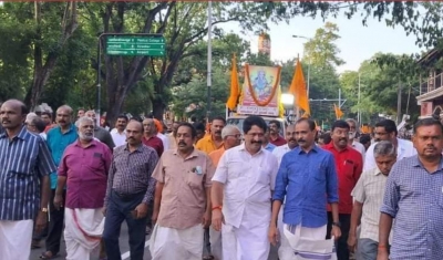 Insulting Deva Ganesha: Protest against Assembly Speaker in Kerala