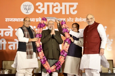  BJP extended its wings to 16 states with 2 new states