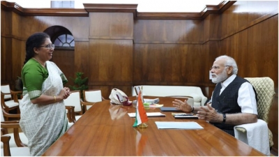 Tejaswini Ananth Kumar, who met Prime Minister Modi, met with curiosity!