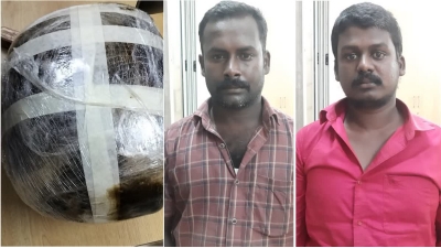 Two people were arrested by CCB police for trying to sell Amber Gris.