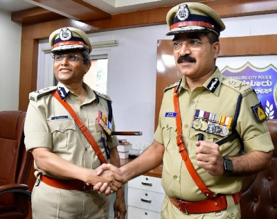 B Dayanand took charge as the new Police Commissioner of Bangalore City