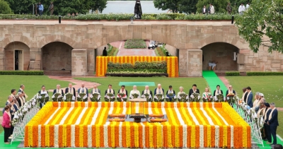  G20 Summit ends: World leaders pay tribute to Mahatma Gandhi at Rajghat