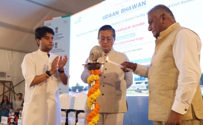 Civil Aviation Minister Jyotiraditya Scindia inaugurated Udan Bhavan and Bharatkosh