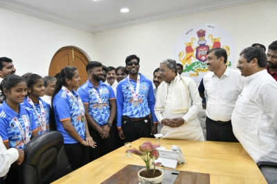 CM congratulated India blind women cricket team for winning the gold medal