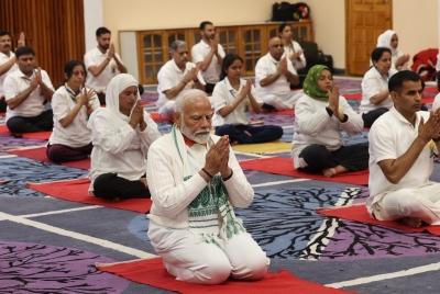 Prime Minister Narendra Modi launched the 10th International Day of Yoga