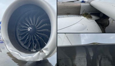 Heavy rain: Air India plane skidded on the runway while landing at Mumbai airport.