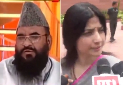 Obscene remarks against Samajwadi party MP Dimple Yadav by Maulana Sajid Rashidi : NDA MP protests.