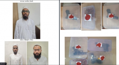 ಪ್ರಸಾದ ಕಲುಷಿತಗೊಳಿಸಿ ದೇವಾಲಯಗಳ ಮೇಲೆ ರಿಸಿನ್ ವಿಷದ ದಾಳಿಗೆ ಸಂಚು : ವೈದ್ಯ ಸೇರಿದಂತೆ 3 ಬಂಧನ, ಭಾರಿ ಶಸ್ತ್ರಾಸ್ತ್ರ ವಶ 