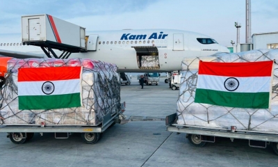 ಅಫ್ಘಾನಿಸ್ತಾನಕ್ಕೆ ಮಾನವೀಯ ನೆರವು ಸಾಮಗ್ರಿಗಳನ್ನು ಕಳುಹಿಸಿದ ಭಾರತ 