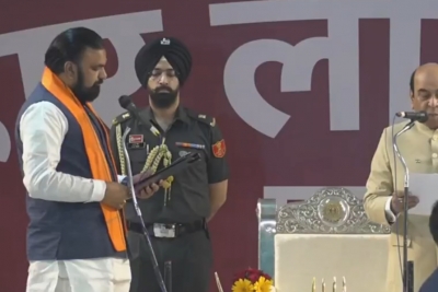 ನಿತೀಶ್ ಕುಮಾರ್ ರಾಜೀನಾಮೆ ನಂತರ ಬಿಹಾರ ಮುಖ್ಯಮಂತ್ರಿಯಾಗಿ ಪ್ರಮಾಣವಚನ ಸ್ವೀಕರಿಸಿದ ಸಾಮ್ರಾಟ್ ಚೌಧರಿ 