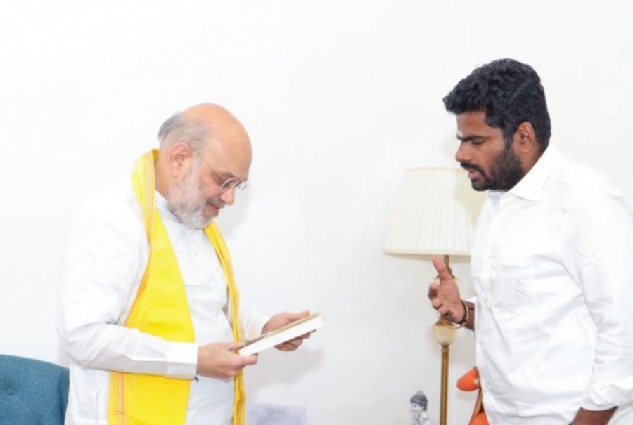 Annamalai Holds Meetings with BJP Key Leaders Amid Resignation Speculation